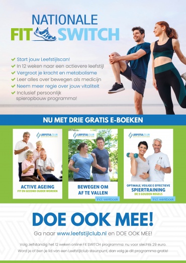  De Nationale Fit SWITCH bij Lifestyle Vitae leefstijlclub